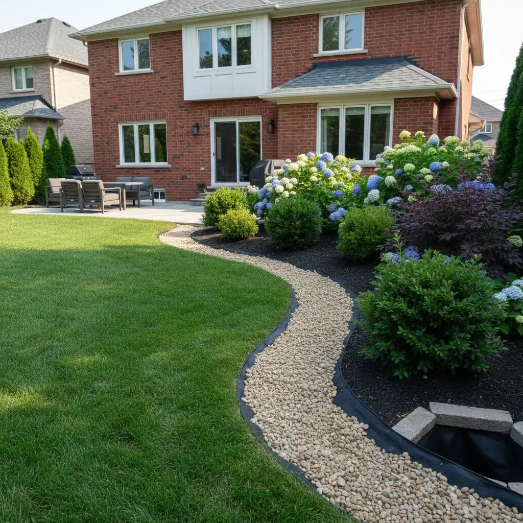 Professional Drainage service by Signature Landscaping Oshawa in Oshawa